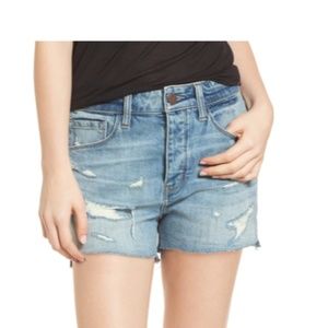 treasure & bond high waisted boyfriend shorts